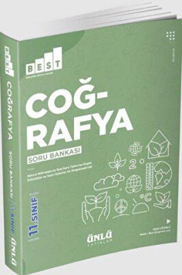 Ünlü Yayınları 11. Sınıf Coğrafya BEST Soru Bankası - 1