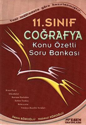 Esen Yayınları 11. Sınıf Coğrafya Konu Özetli Soru Bankası - 1