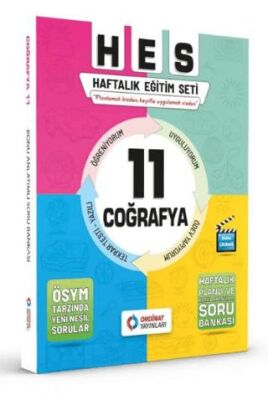 11. Sınıf Coğrafya Set Hes Serisi Ordinat Yayınları - 1