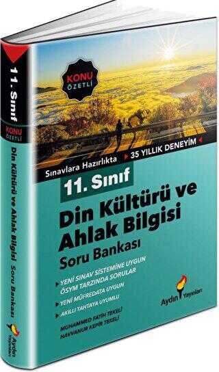Aydın Yayınları 11. Sınıf Din Kültürü ve Ahlak Bilgisi Konu Özetli Soru Bankası