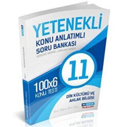 DDY Yayınları 11. Sınıf Din Kültürü ve Ahlak Bilgisi Yetenekli Konu Anlatımlı Soru Bankası - DDY Yayınları