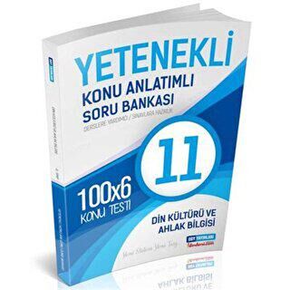DDY Yayınları 11. Sınıf Din Kültürü ve Ahlak Bilgisi Yetenekli Konu Anlatımlı Soru Bankası - 1
