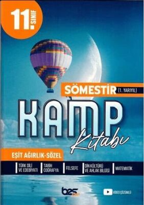 2022 11. Sınıf Eşit Ağırlık Sözel Sömestir 1. Dönem Kamp Kitabı - 1