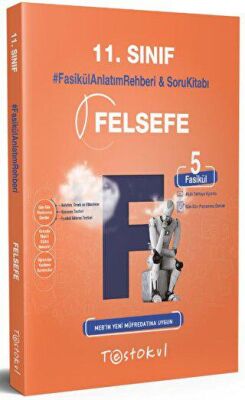 Test Okul Yayınları 11. Sınıf Fasikül Anlatım Rehberi ve Soru Kitabı 5 Fasikül Felsefe - 1