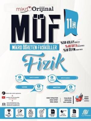 Orijinal Yayınları 11. Sınıf Fizik MÖF Mikro Öğreten Fasiküller - 1