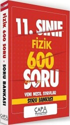 11. Sınıf Fizik Soru Bankası 600 Soru - Çapa Yayınları