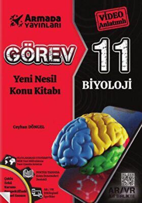 Armada Yayınları 11. Sınıf Görev Biyoloji Yeni Nesil Konu Kitabı - 1
