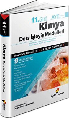 11. Sınıf Kimya Konu Anlatım Ders İşleyiş Modülleri Set Tamamı Video Çözümlü kapağı