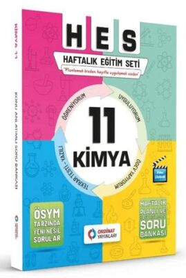 Ordinat Yayınları - Bayilik 11. Sınıf Kimya Set Hes Serisi Ordinat Yayınları - 1