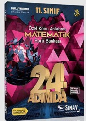 Sınav Yayınları 24 Adımda 11. Sınıf Özel Konu Anlatımlı Matematik Soru Bankası - Sınav Yayınları