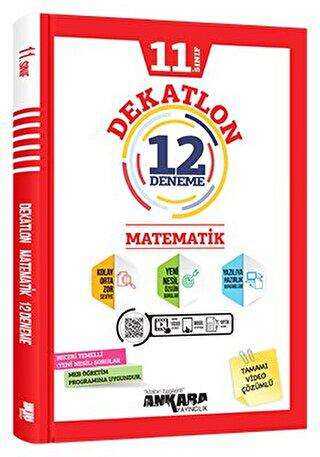 Ankara Yayıncılık 11. Sınıf Matematik Dekatlon 12 Deneme