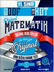 11. Sınıf Matematik ODF KDT Orijinal Ders Föyleri Konu Değerlendirme Testleri - Orijinal Yayınları