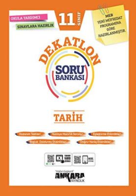 11. Sınıf Tarih Dekatlon Soru Bankası kapağı