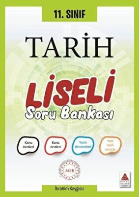 Delta Kültür Yayınevi 11. Sınıf Tarih Liseli Soru Bankası - 1