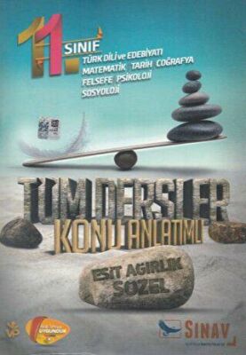 Sınav Yayınları 11. Sınıf Tüm Dersler Konu Anlatımlı Eşit Ağırlık Sözel - 1