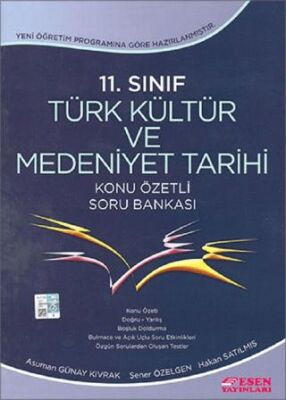 11. Sınıf Türk Kültür ve Medeniyet Tarihi Konu Özetli Soru Bankası - 1