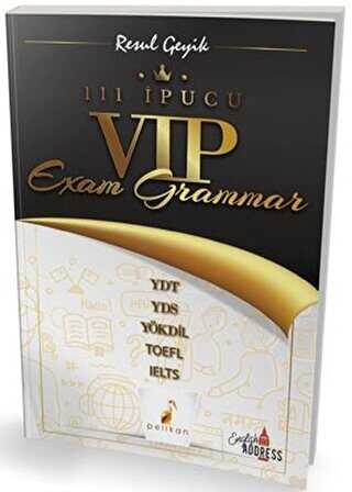 Pelikan Tıp Teknik Yayıncılık 111 İpucu VIP Exam Grammar