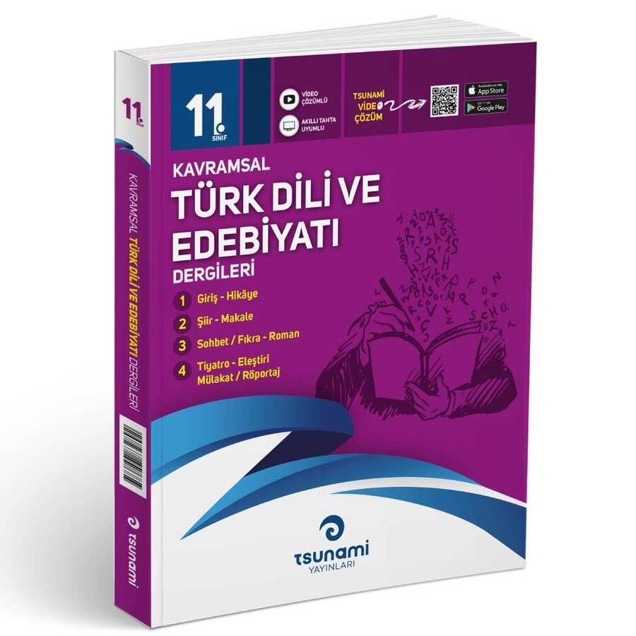 11.Sınıf Kavramsal Türk Dili ve Edebiyatı Dergileri 4 Fasikül Tsunami Yayınları