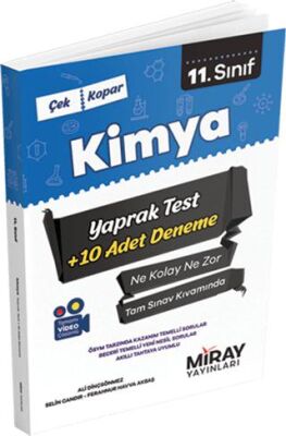 Miray Yayınları 11. Sınıf Kimya Yaprak Testler - 1
