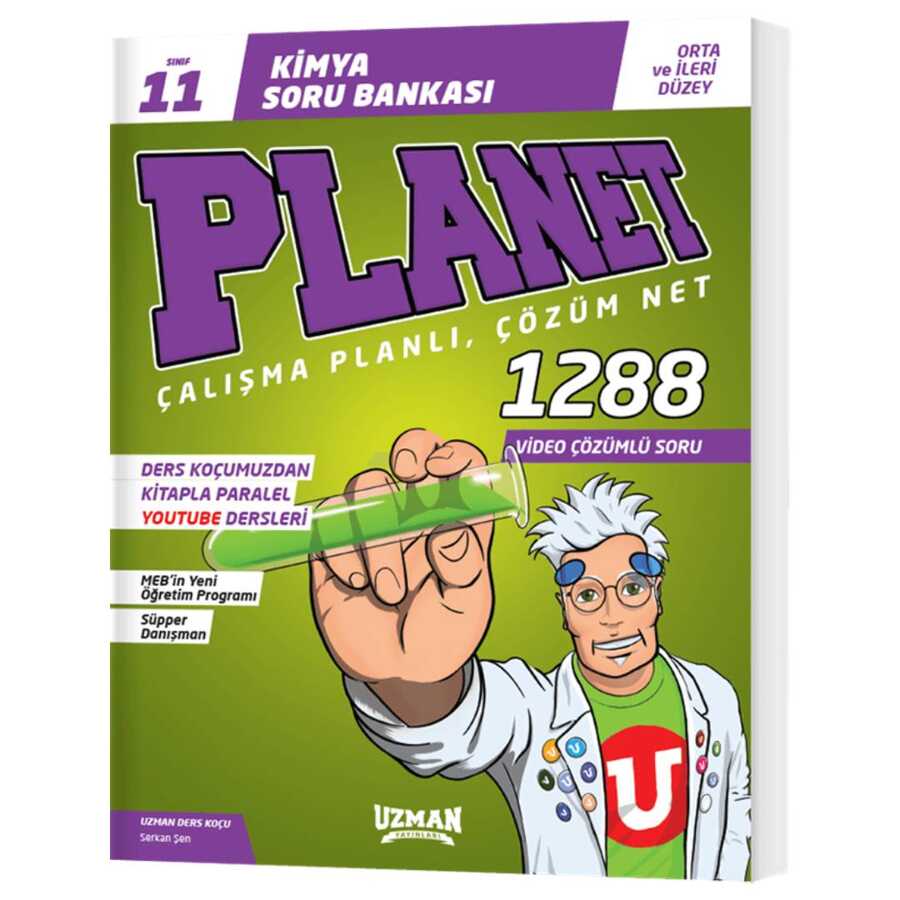 11.Sınıf Kimya Soru Bankası Planet Uzman Yayınları