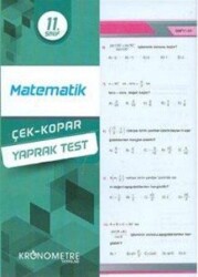 Kronometre Yayınları 11. Sınıf Matematik Yaprak Test 2019 - Kronometre Yayınları 