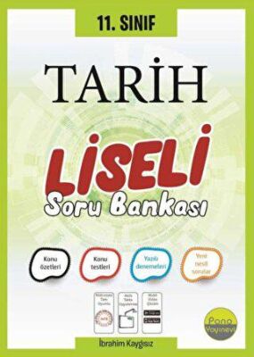 Pano Yayınevi 11. Sınıf Tarih Liseli Soru Bankası - 1