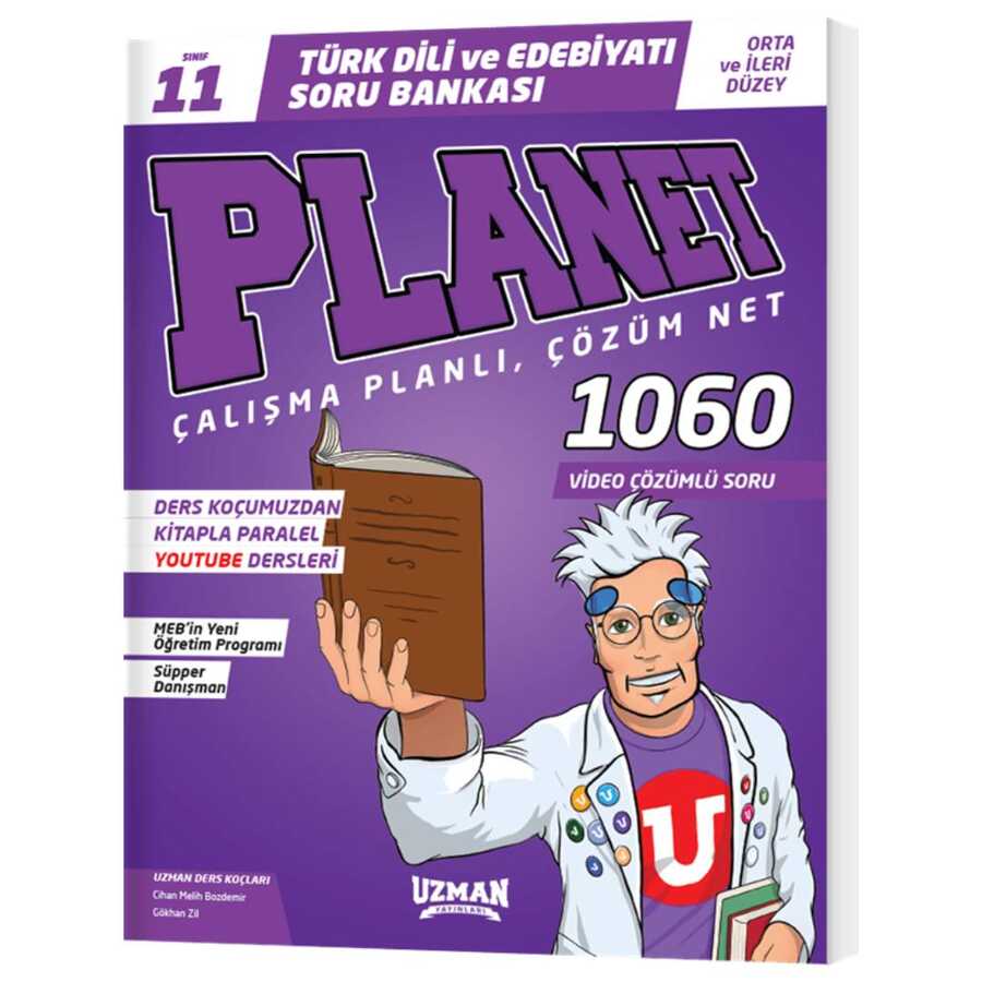 11.Sınıf Türk Dili ve Edebiyatı Soru Bankası Planet Uzman Yayınları