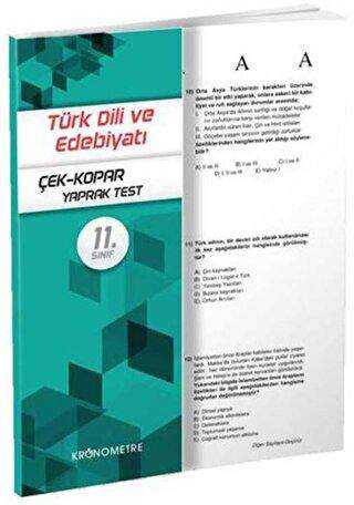 Kronometre Yayınları 11. Sınıf Türk Dili ve Edebiyatı Yaprak Test