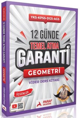 12 Günde Temel Atma Garanti Geometri Video Ders Kitabı - 1