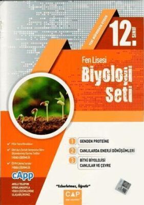 Çap Yayınları 12. Sınıf Fen Lisesi Biyoloji Seti - 1