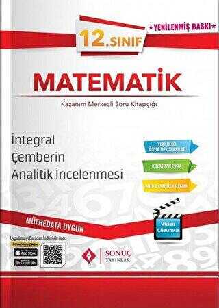 Sonuç Yayınları 12. Sınıf Matematik İntegral-Çemberin Analitik İncelenmesi Soru Bankası