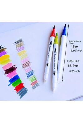 120 Renk Çift Uçlu Keçeli Kalem - 2