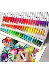 120 Renk Çift Uçlu Keçeli Kalem - 3