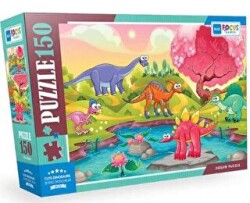 150 Parça Cute Dinosaurs Sevimli Dinozorlar Blue Focus - Blue Focus Yayınları
