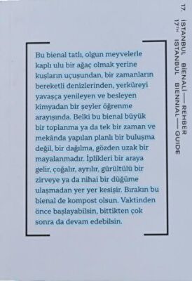 17. İstanbul Bienali - Rehber - 1