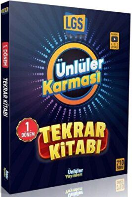 Ünlüler Karması 1. Dönem LGS Tekrar Kitabı 710 Soru - 1