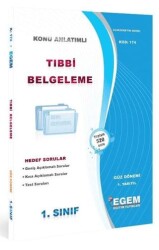 AÖF 1. Sınıf Tıbbi Belgeleme Güz Dönemi 1. Yarıyıl Konu Anlatımlı Soru Bankası  174 - Egem Eğitim Yayınları