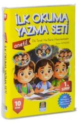 1.Sınıf Anetil İlk Okuma Yazma Seti 10 Kitap - Mercan Okul Yayınları
