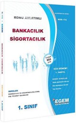 1. Sınıf 1. Yarıyıl Bankacılık Sigortacılık Konu Anlatımlı Soru Bankası - Kod 172 - Egem Eğitim Yayınları
