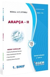 1. Sınıf 2. Yarıyıl Arapça 2 Konu Anlatımlı Hedef Sorular Kod: 1178 - Egem Eğitim Yayınları