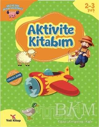 2-4 Yaş Aktivite Kitabım Evde Etkinlik Seti - Yeti Kitap