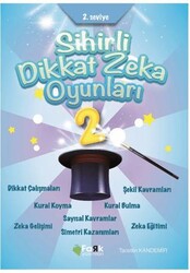 2. Seviye Sihirli Dikkat Zeka Oyunları 2İlkokul - Fark Yayınları