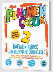 2. Sınıf 2 Haftalık Süreç Değerlendirme Denemeleri 32+4 Fasikül - Fenomen Yayınları