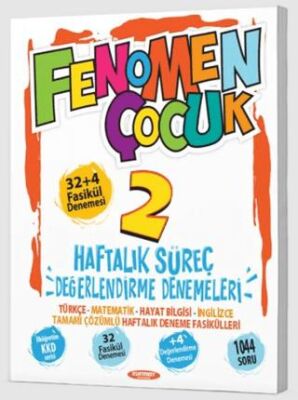 2. Sınıf 2 Haftalık Süreç Değerlendirme Denemeleri 32+4 Fasikül - 1