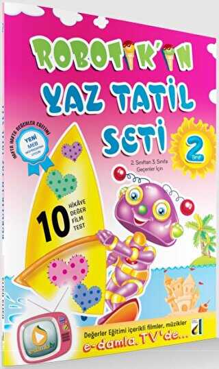 Damla Yayınevi 2. Sınıf Robotik`in Yaz Tatil Seti - Damla Yayınevi
