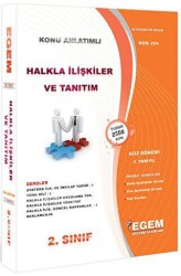 2. Sınıf 3. Yarıyıl Halkla İlişkiler ve Tanıtım Konu Anlatımlı Soru Bankası - Kod 224 - Egem Eğitim Yayınları