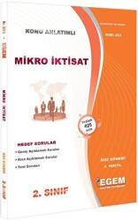 2. Sınıf 3. Yarıyıl Mikro İktisat Konu Anlatımlı Soru Bankası - Kod 253 - Egem Eğitim Yayınları