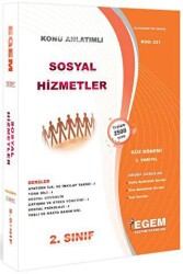 2. Sınıf 3. Yarıyıl Sosyal Hizmetler Konu Anlatımlı Soru Bankası - Kod 221 - Egem Eğitim Yayınları