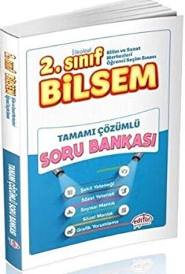 Editör Yayınevi 2. Sınıf Bilsem Çözümlü Soru Bankası - 1