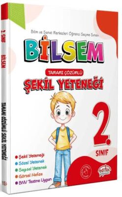 2. Sınıf Bilsem Hazırlık Şekil Yeteneği Tamamı Çözümlü - 1